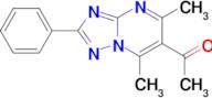 1-(5,7-dimethyl-2-phenyl[1,2,4]triazolo[1,5-a]pyrimidin-6-yl)ethanone