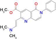 methyl 2-[(E)-2-(dimethylamino)vinyl]-5-oxo-6-phenyl-5,6-dihydro-1,6-naphthyridine-3-carboxylate