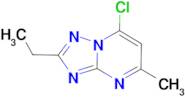 7-chloro-2-ethyl-5-methyl[1,2,4]triazolo[1,5-a]pyrimidine