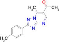 1-[7-methyl-2-(4-methylphenyl)[1,2,4]triazolo[1,5-a]pyrimidin-6-yl]ethanone