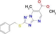 methyl 2-(benzylthio)-7-methyl[1,2,4]triazolo[1,5-a]pyrimidine-6-carboxylate