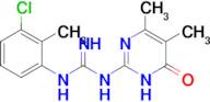 N-(3-chloro-2-methylphenyl)-N'-(4,5-dimethyl-6-oxo-1,6-dihydropyrimidin-2-yl)guanidine