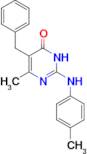 5-benzyl-6-methyl-2-[(4-methylphenyl)amino]pyrimidin-4(3H)-one