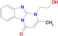 1-(2-hydroxyethyl)-2-methylpyrimido[1,2-a]benzimidazol-4(1H)-one
