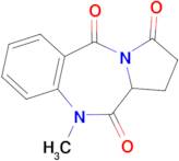 10-methyl-1H-pyrrolo[2,1-c][1,4]benzodiazepine-3,5,11(2H,10H,11aH)-trione