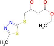 ethyl 4-[(5-methyl-1,3,4-thiadiazol-2-yl)thio]-3-oxobutanoate