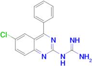 N-(6-chloro-4-phenylquinazolin-2-yl)guanidine