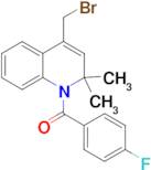 4-(bromomethyl)-1-(4-fluorobenzoyl)-2,2-dimethyl-1,2-dihydroquinoline