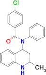 4-chloro-N-(2-methyl-1,2,3,4-tetrahydroquinolin-4-yl)-N-phenylbenzamide