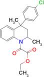 ethyl [4-(4-chlorophenyl)-2,4-dimethyl-3,4-dihydroquinolin-1(2H)-yl](oxo)acetate