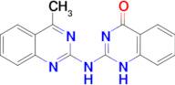 2-[(4-methylquinazolin-2-yl)amino]quinazolin-4-ol