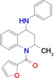 1-(2-furoyl)-2-methyl-N-phenyl-1,2,3,4-tetrahydroquinolin-4-amine