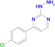 4-(4-chlorophenyl)-2-hydrazinopyrimidine