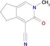 2-methyl-3-oxo-3,5,6,7-tetrahydro-2H-cyclopenta[c]pyridine-4-carbonitrile