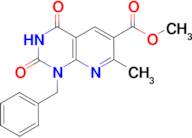 methyl 1-benzyl-7-methyl-2,4-dioxo-1,2,3,4-tetrahydropyrido[2,3-d]pyrimidine-6-carboxylate