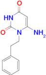 6-amino-1-(2-phenylethyl)pyrimidine-2,4(1H,3H)-dione