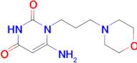 6-amino-1-(3-morpholin-4-ylpropyl)pyrimidine-2,4(1H,3H)-dione