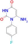 6-amino-1-(4-fluorophenyl)pyrimidine-2,4(1H,3H)-dione