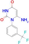 6-amino-1-[3-(trifluoromethyl)phenyl]pyrimidine-2,4(1H,3H)-dione