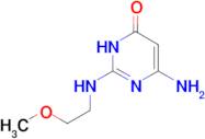 6-amino-2-[(2-methoxyethyl)amino]pyrimidin-4(3H)-one
