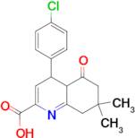 4-(4-chlorophenyl)-7,7-dimethyl-5-oxo-1,4,5,6,7,8-hexahydroquinoline-2-carboxylic acid