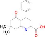 7,7-dimethyl-5-oxo-4-phenyl-1,4,5,6,7,8-hexahydroquinoline-2-carboxylic acid