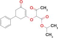 isopropyl 3-oxo-2-[(3-oxo-5-phenylcyclohex-1-en-1-yl)oxy]butanoate