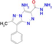 4-amino-7-methyl-8-phenylpyrazolo[5,1-c][1,2,4]triazine-3-carbohydrazide