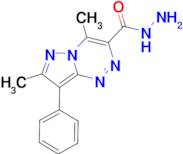 4,7-dimethyl-8-phenylpyrazolo[5,1-c][1,2,4]triazine-3-carbohydrazide