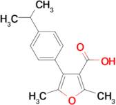 4-(4-isopropylphenyl)-2,5-dimethyl-3-furoic acid