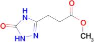 methyl 3-(5-hydroxy-1H-1,2,4-triazol-3-yl)propanoate