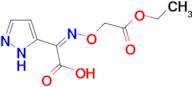 (2Z)-[(2-ethoxy-2-oxoethoxy)imino](1H-pyrazol-5-yl)acetic acid