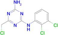 6-(chloromethyl)-N-(2,3-dichlorophenyl)-1,3,5-triazine-2,4-diamine