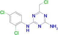 6-(chloromethyl)-N-(2,4-dichlorophenyl)-1,3,5-triazine-2,4-diamine