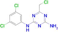 6-(chloromethyl)-N-(3,5-dichlorophenyl)-1,3,5-triazine-2,4-diamine