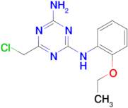 6-(chloromethyl)-N-(2-ethoxyphenyl)-1,3,5-triazine-2,4-diamine