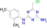 6-(chloromethyl)-N-(2,4-dimethylphenyl)-1,3,5-triazine-2,4-diamine