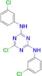6-chloro-N,N'-bis(3-chlorophenyl)-1,3,5-triazine-2,4-diamine