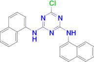 6-chloro-N,N'-di-1-naphthyl-1,3,5-triazine-2,4-diamine