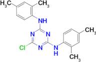 6-chloro-N,N'-bis(2,4-dimethylphenyl)-1,3,5-triazine-2,4-diamine