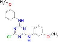 6-chloro-N,N'-bis(3-methoxyphenyl)-1,3,5-triazine-2,4-diamine