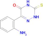 6-(2-aminophenyl)-3-mercapto-1,2,4-triazin-5(4H)-one