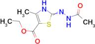 ethyl 2-(2-acetylhydrazino)-4-methyl-1,3-thiazole-5-carboxylate