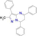 2-methyl-3,5,7-triphenyl-4,7-dihydropyrazolo[1,5-a]pyrimidine