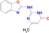 2-(1,3-benzoxazol-2-ylamino)-6-methylpyrimidin-4-ol