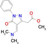 methyl {(4Z)-4-[(dimethylamino)methylene]-5-oxo-1-phenyl-4,5-dihydro-1H-pyrazol-3-yl}acetate