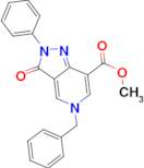 methyl 5-benzyl-3-oxo-2-phenyl-3,5-dihydro-2H-pyrazolo[4,3-c]pyridine-7-carboxylate