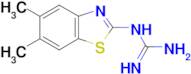 N-(5,6-dimethyl-1,3-benzothiazol-2-yl)guanidine