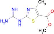 methyl 2-{[amino(imino)methyl]amino}-4-methyl-1,3-thiazole-5-carboxylate