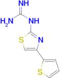 N-[4-(2-thienyl)-1,3-thiazol-2-yl]guanidine
